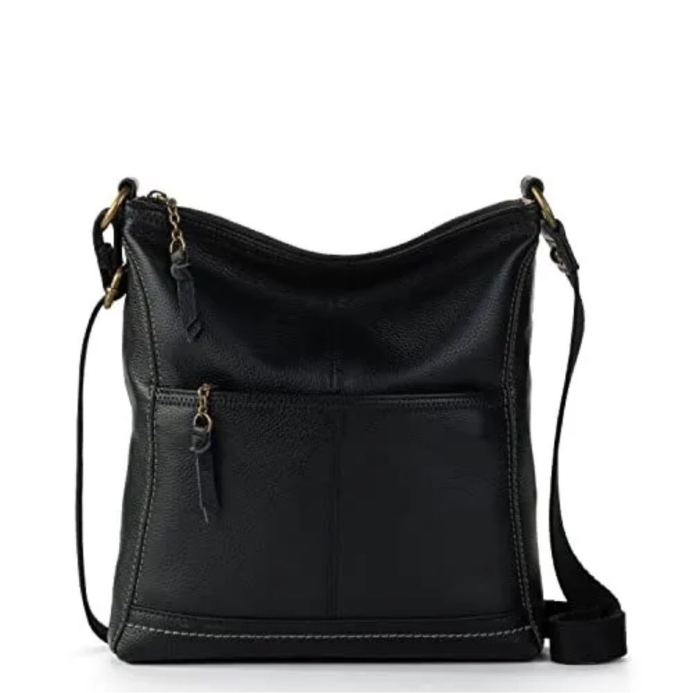 The Sak Womens Iris Crossbody in Leather Casual Purse Bag With Adjustable Strap